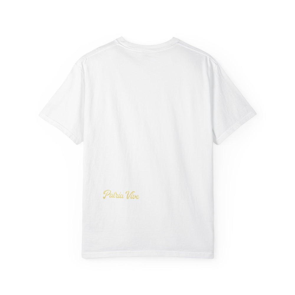 Cuba Next Garment-Dyed Graphic Shirt detail - Cuban apparel by Patria Vive
