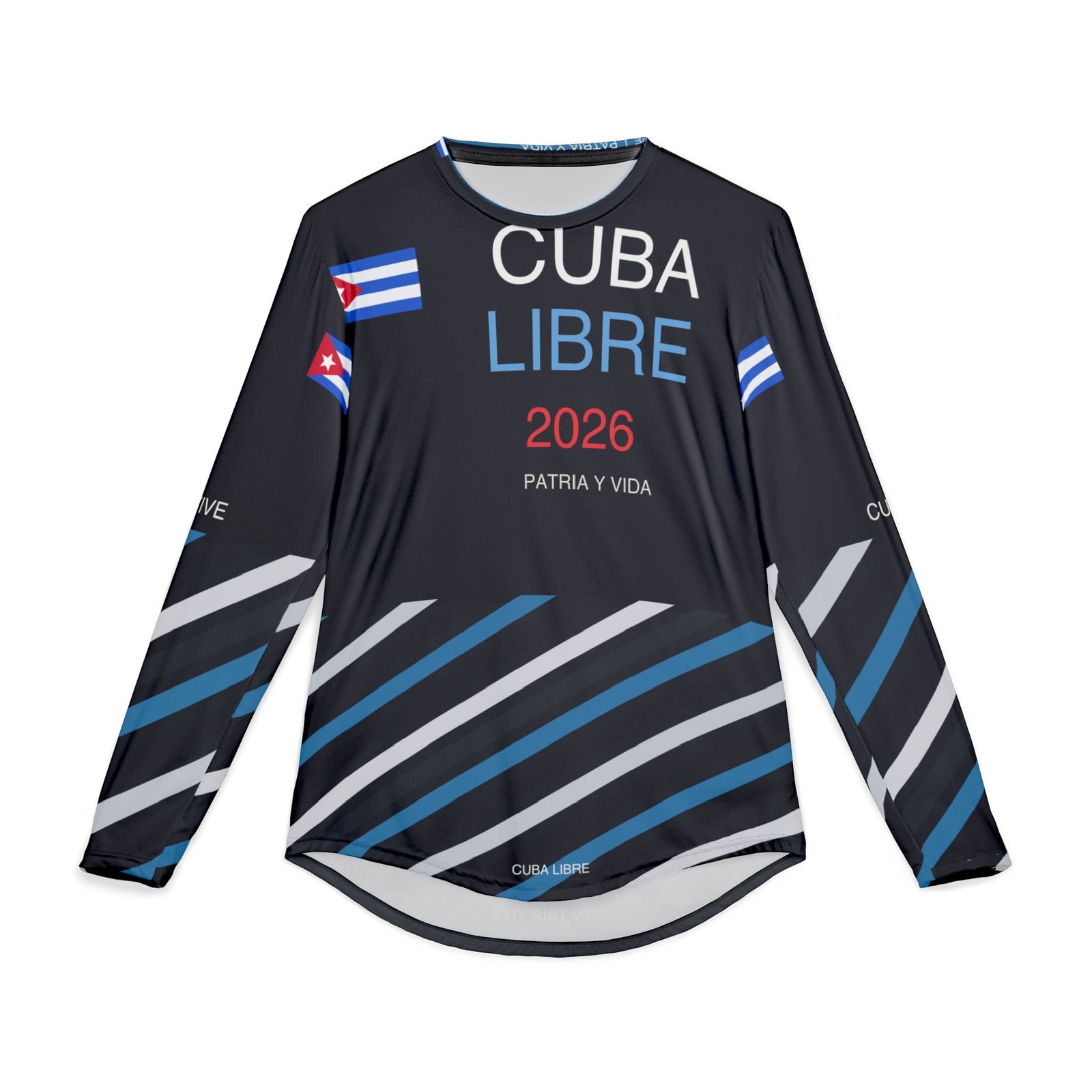 Cuba Libre 2026 UV Protection Long Sleeve Shirt - premium Cuba merch by Patria Vive