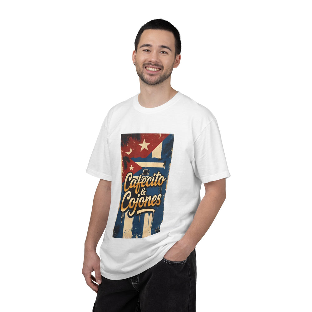 Cafectio & Conjones T-Shirt detail - Cuban apparel by Patria Vive