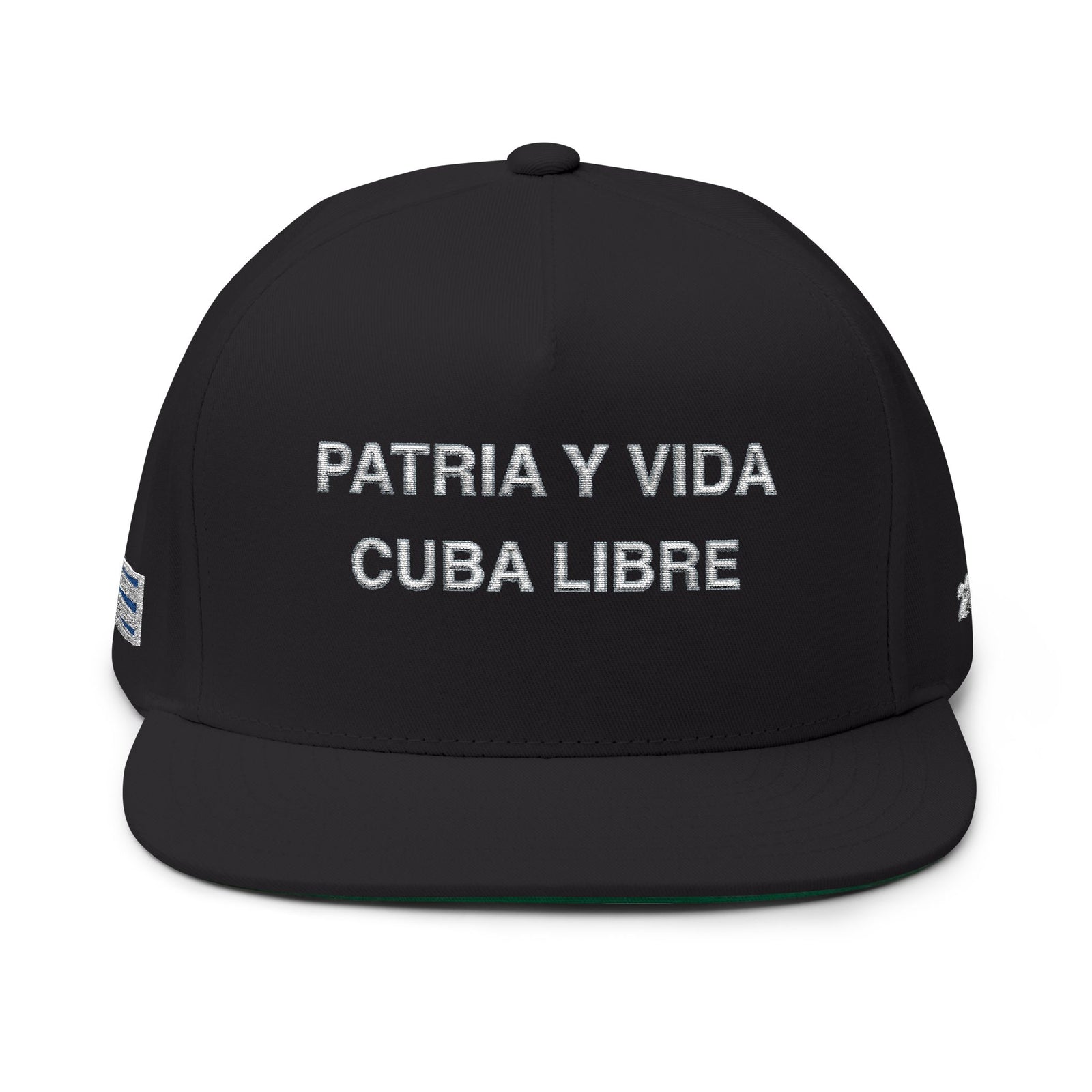 Patria y Vida Cuba Libre Flat Bill Cap - Cuba merch and Cuban streetwear by Patria Vive