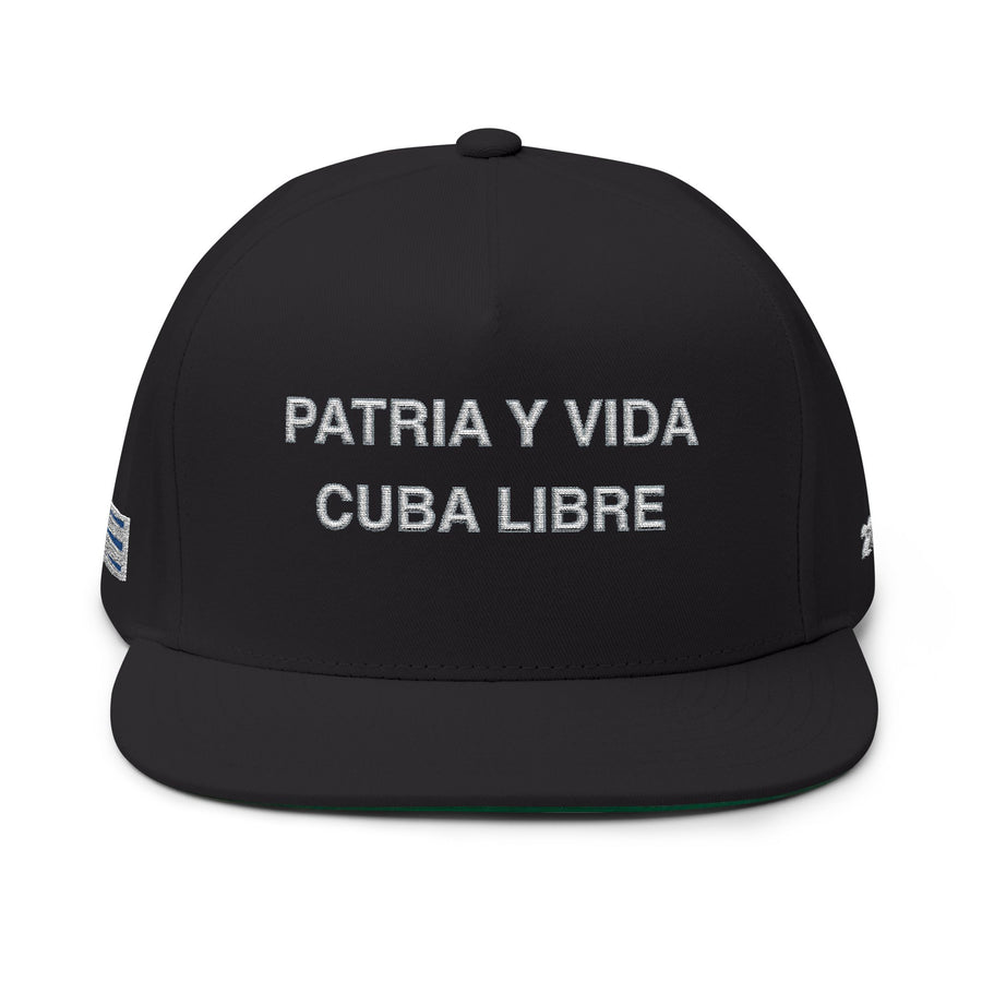 Patria y Vida Cuba Libre Flat Bill Cap