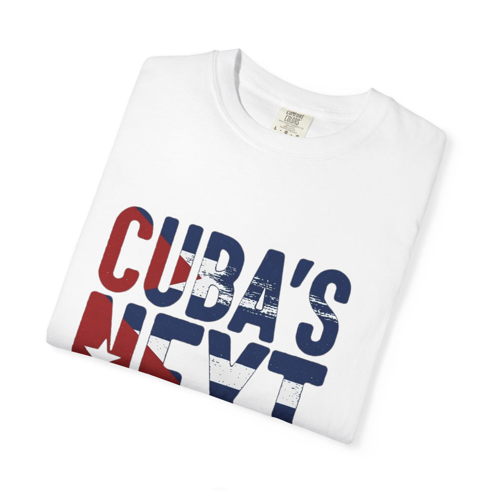 Cuba Next Garment-Dyed Graphic Shirt detail - Cuban apparel by Patria Vive