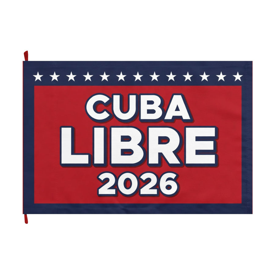 CUBA LIBRE 2026 Double-Sided Flag