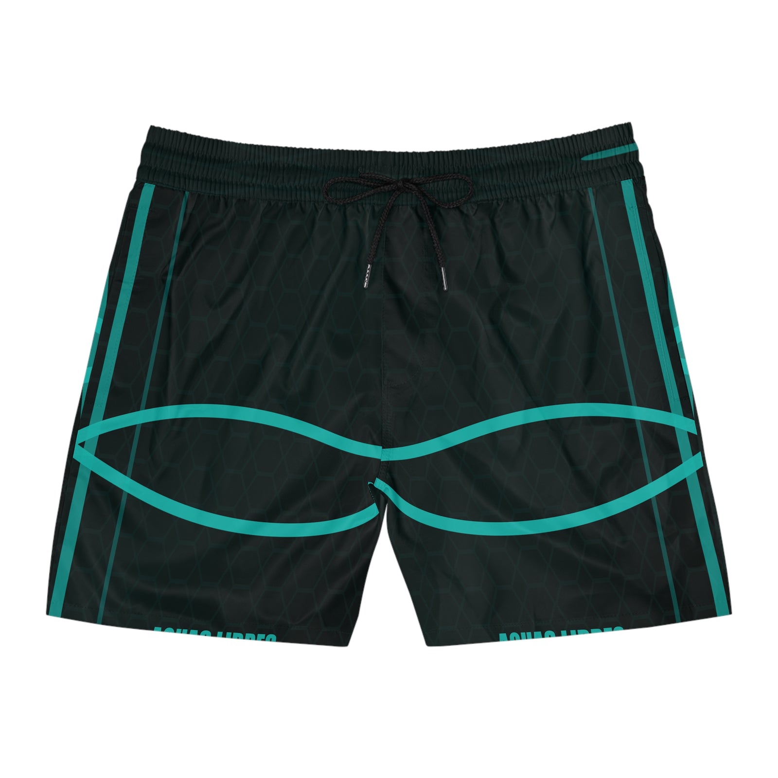 Aguas Libres Stealth Mid-Length Water Shorts - Cuba merch and Cuban streetwear by Patria Vive