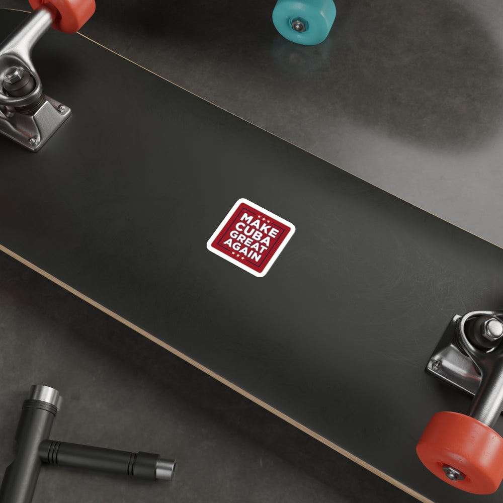 Make Cuba Great Again Stickers detail - Cuban apparel by Patria Vive