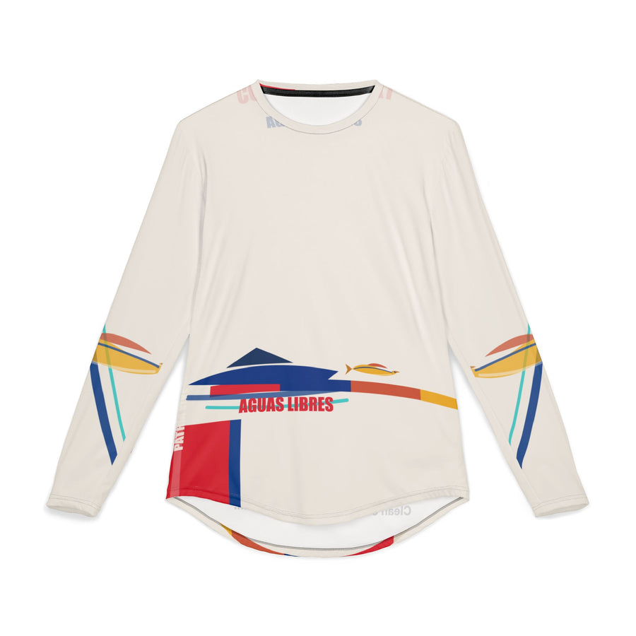 Cuba's Next Cream UV Protection Long Sleeve Shirt