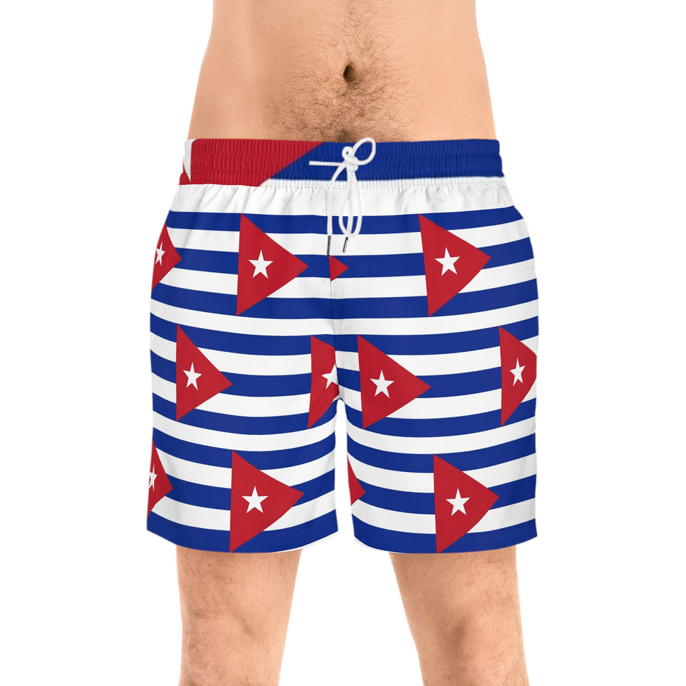 Test Swim Shorts - Hermes Pipeline detail - Cuban apparel by Patria Vive