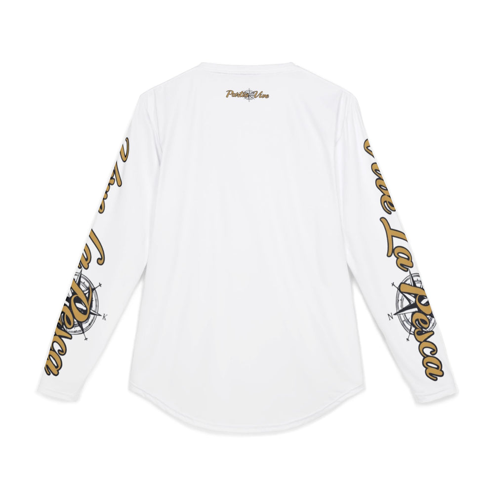 Men's UV Protection Long Sleeve Shirt (AOP) detail - Cuban apparel by Patria Vive