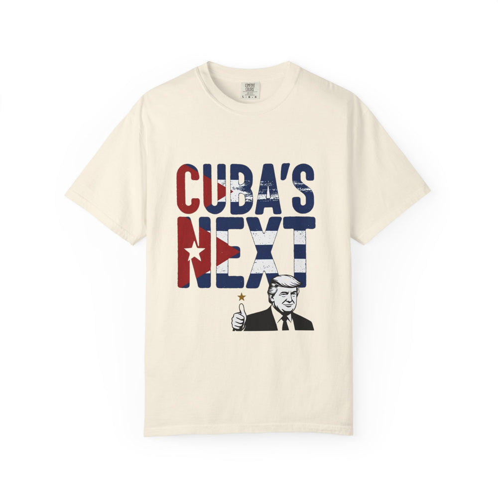 Cuba Next Garment-Dyed Graphic Shirt detail - Cuban apparel by Patria Vive