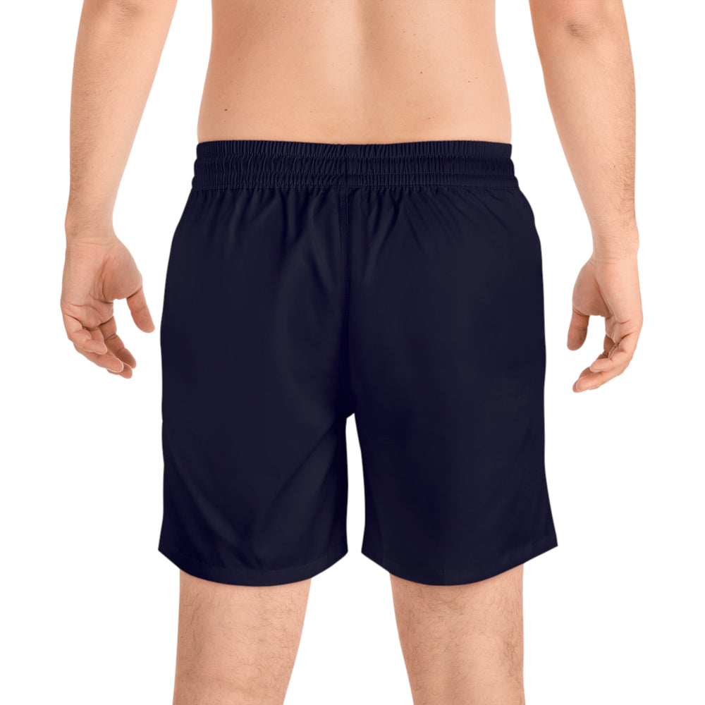 Men's Mid-Length Swim Shorts (AOP) detail - Cuban apparel by Patria Vive