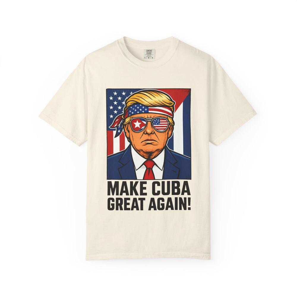 Make Cuba Great Again Unisex Shirt detail - Cuban apparel by Patria Vive
