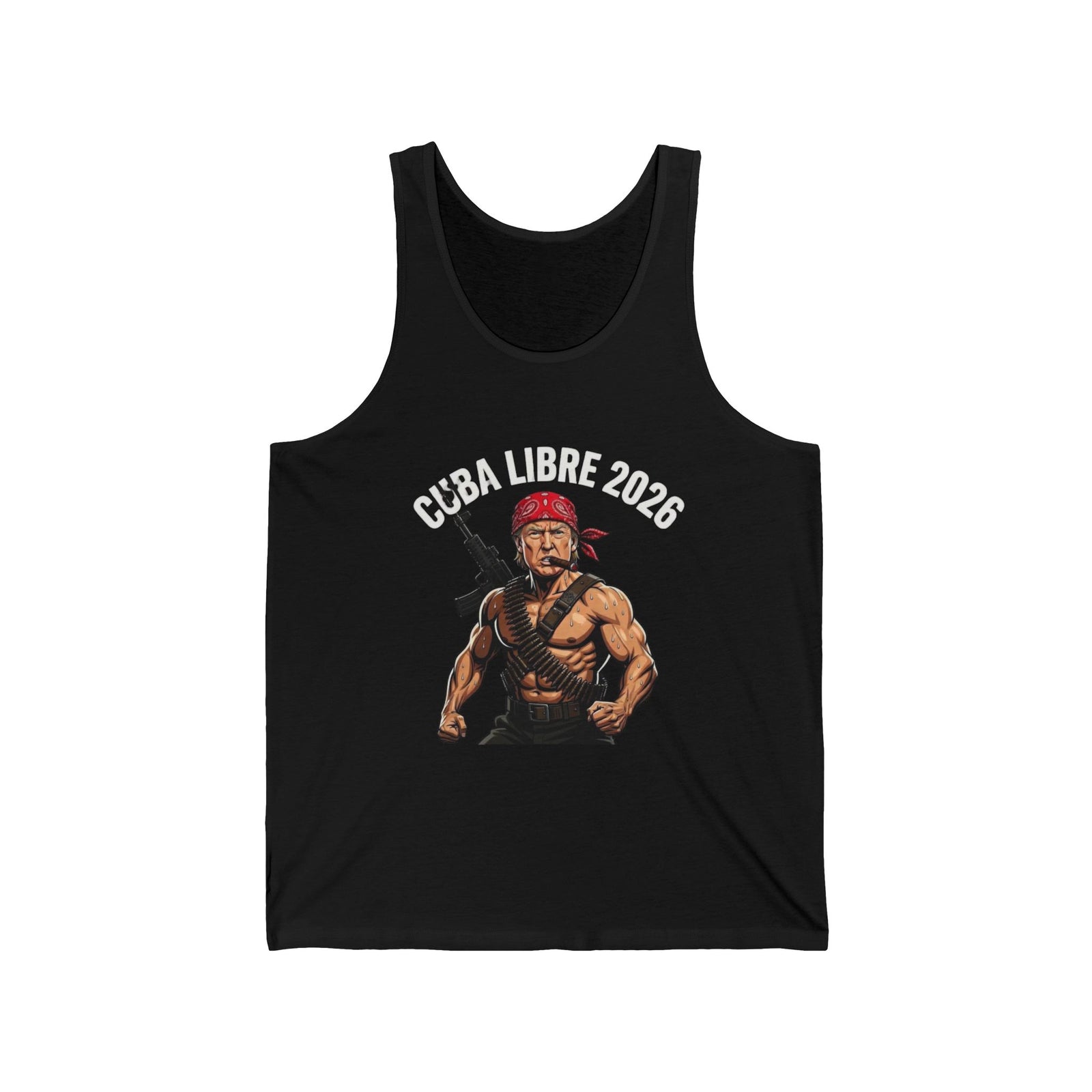 Unisex Jersey Tank - premium Cuba merch by Patria Vive