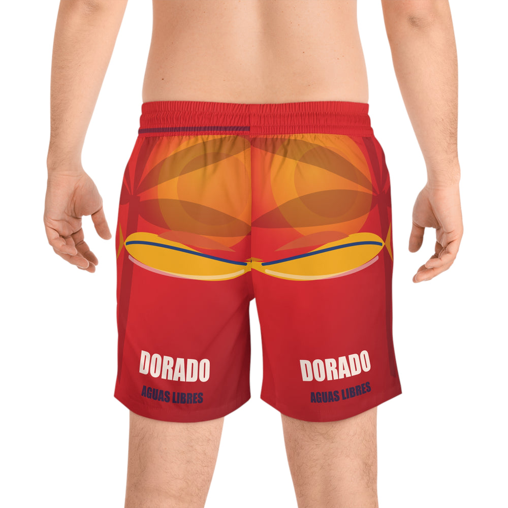 Dorado Sunset Mid-Length Water Shorts detail - Cuban apparel by Patria Vive