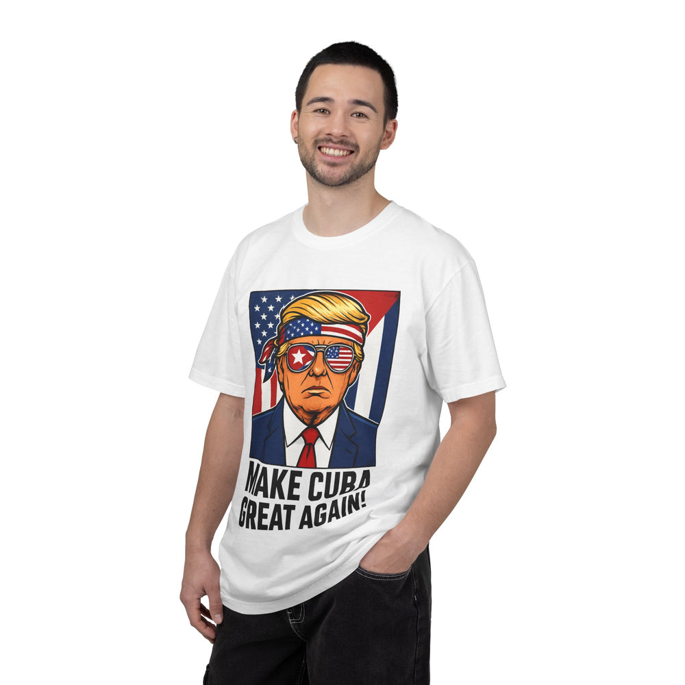 Make Cuba Great Again Unisex Shirt detail - Cuban apparel by Patria Vive