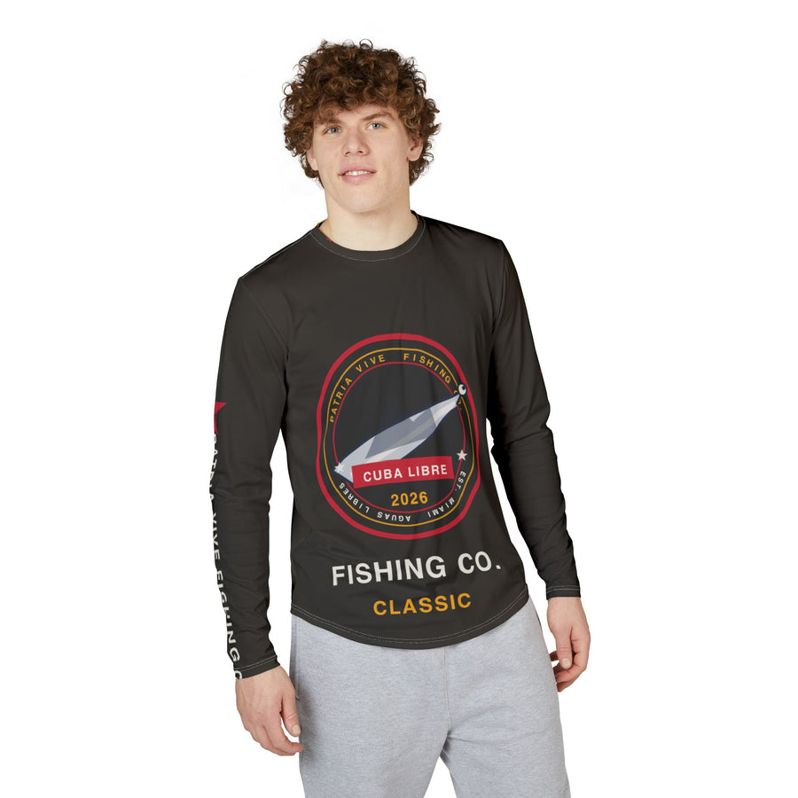 Fishing Co. Classic UV Protection Long Sleeve Shirt detail - Cuban shirt and Cuba merch by Patria Vive