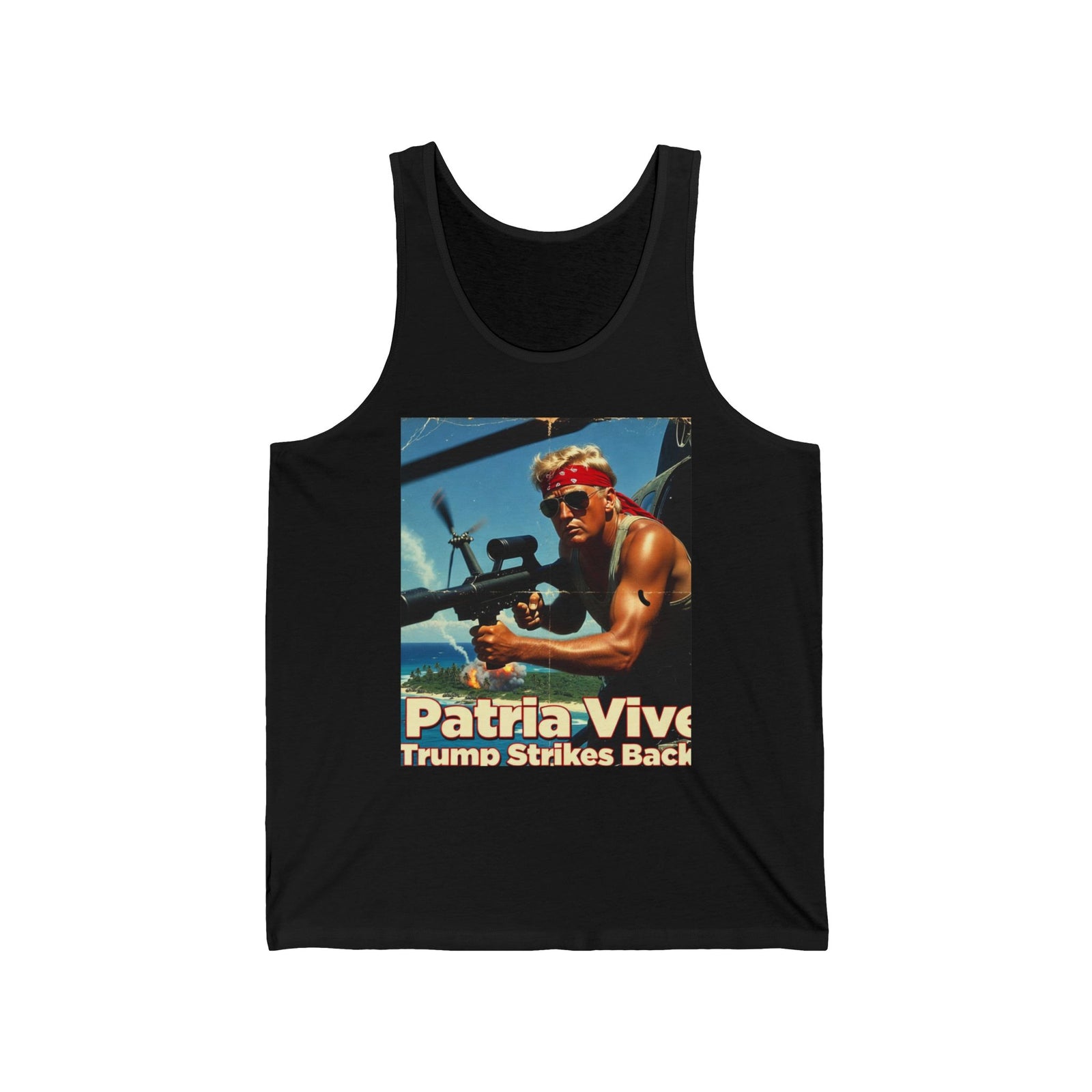 Unisex Jersey Tank - premium Cuba merch by Patria Vive
