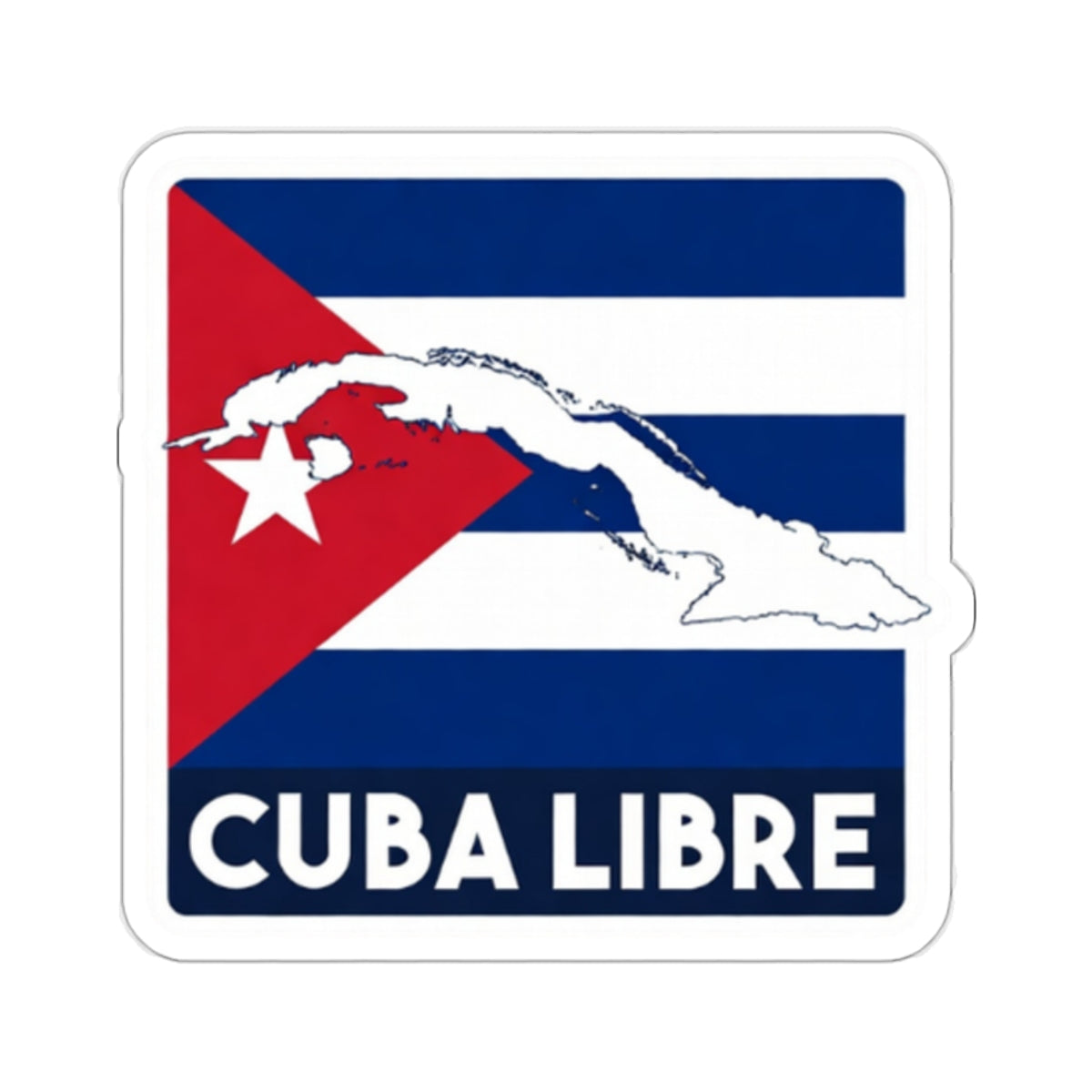 Cuba Libre Stickers - premium Cuba merch by Patria Vive