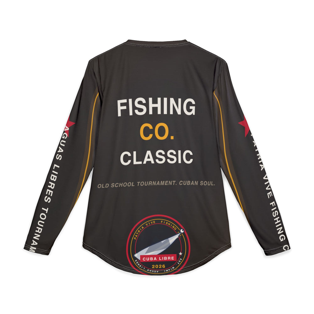 Fishing Co. Classic UV Protection Long Sleeve Shirt detail - Cuban apparel by Patria Vive