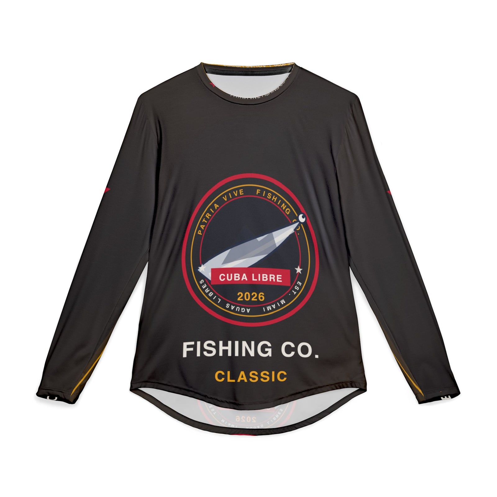 Fishing Co. Classic UV Protection Long Sleeve Shirt - Cuba merch and Cuban streetwear by Patria Vive