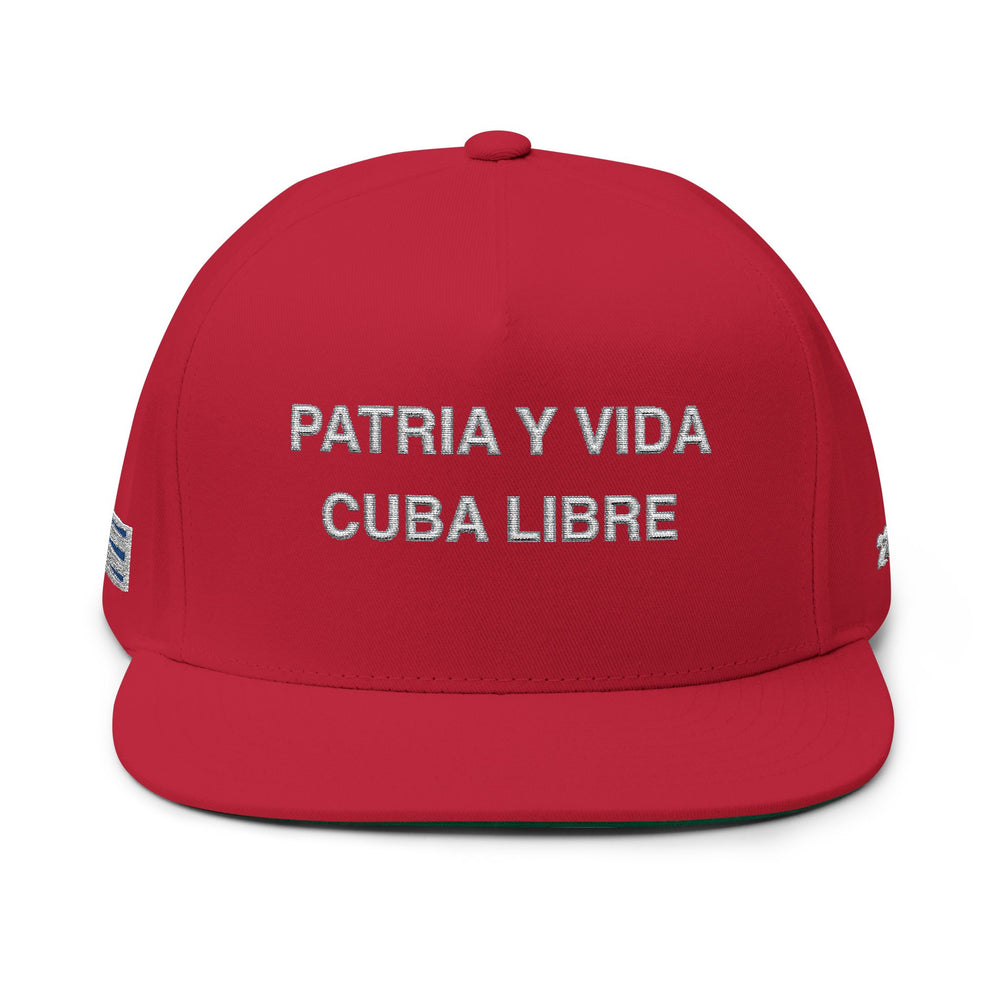 Custom Cap detail - Cuban apparel by Patria Vive