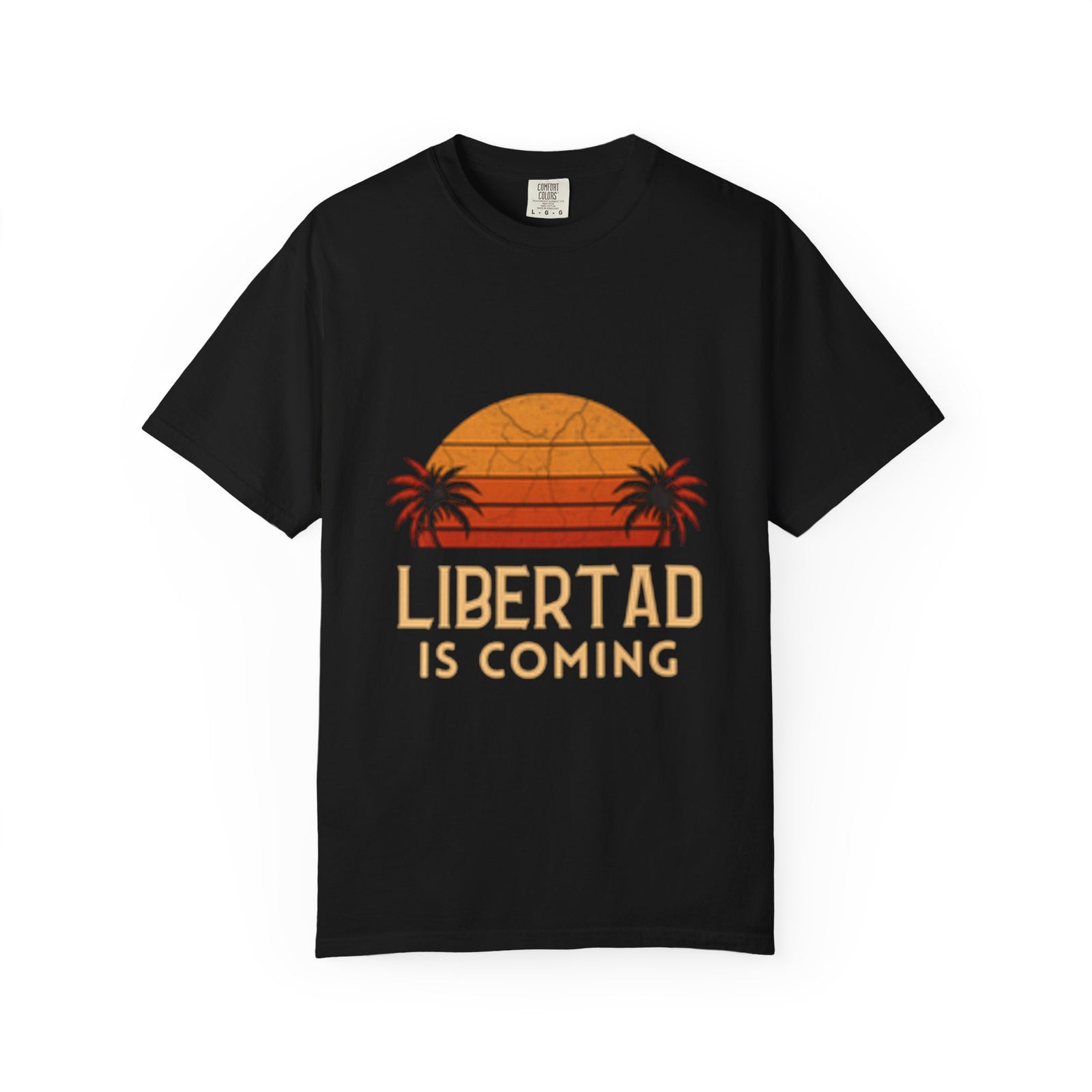 Patria Vive Sun-Washed Graphic Tee - premium Cuba merch by Patria Vive