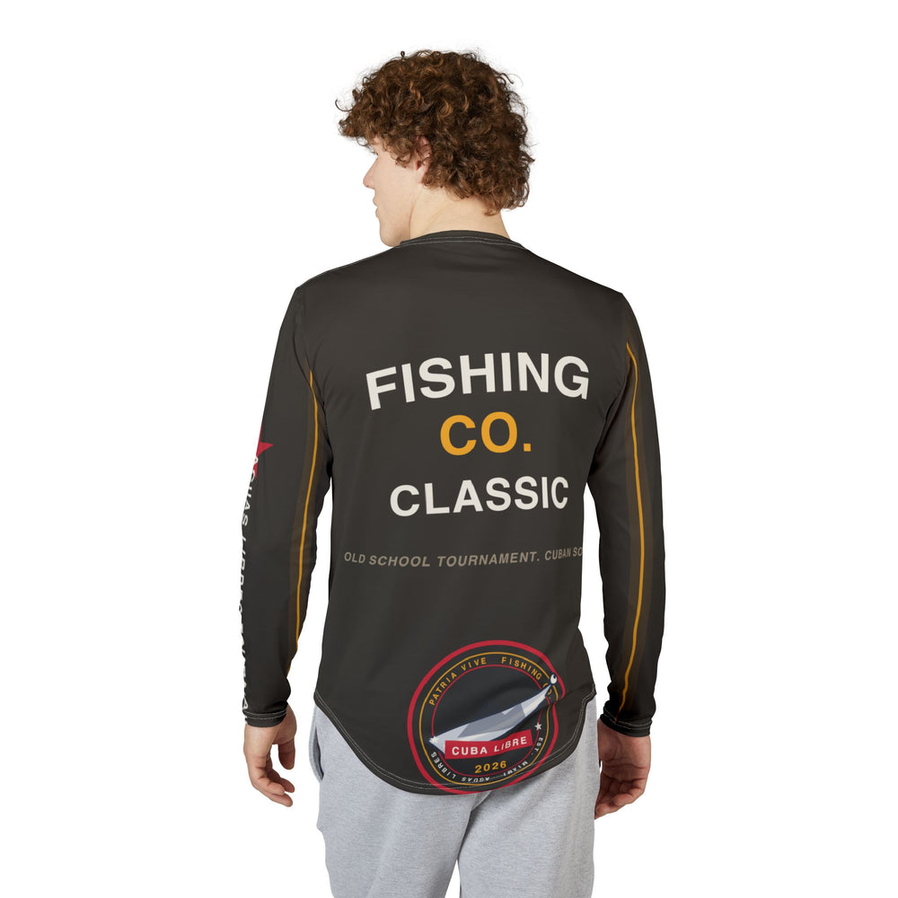 Fishing Co. Classic UV Protection Long Sleeve Shirt detail - Cuban apparel by Patria Vive