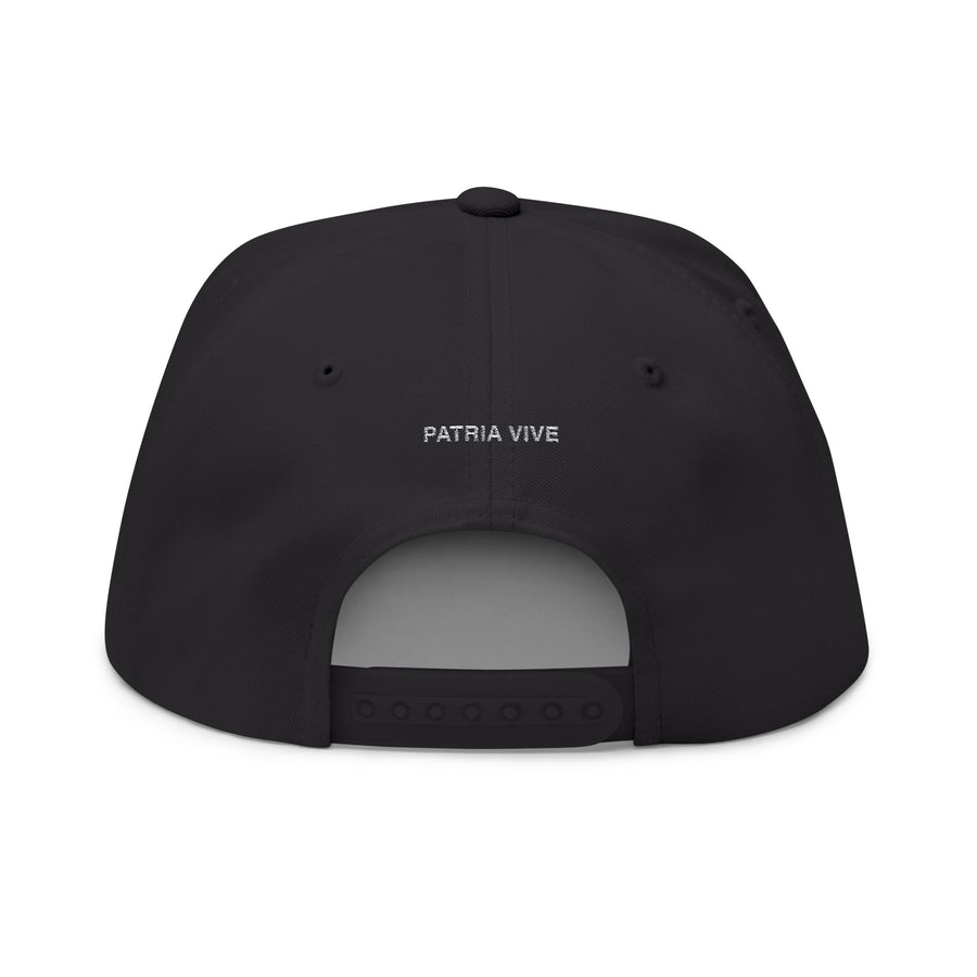 Patria y Vida Cuba Libre Flat Bill Cap detail - Cuban shirt and Cuba merch by Patria Vive
