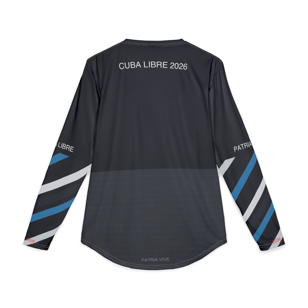 Cuba Libre 2026 UV Protection Long Sleeve Shirt detail - Cuban apparel by Patria Vive
