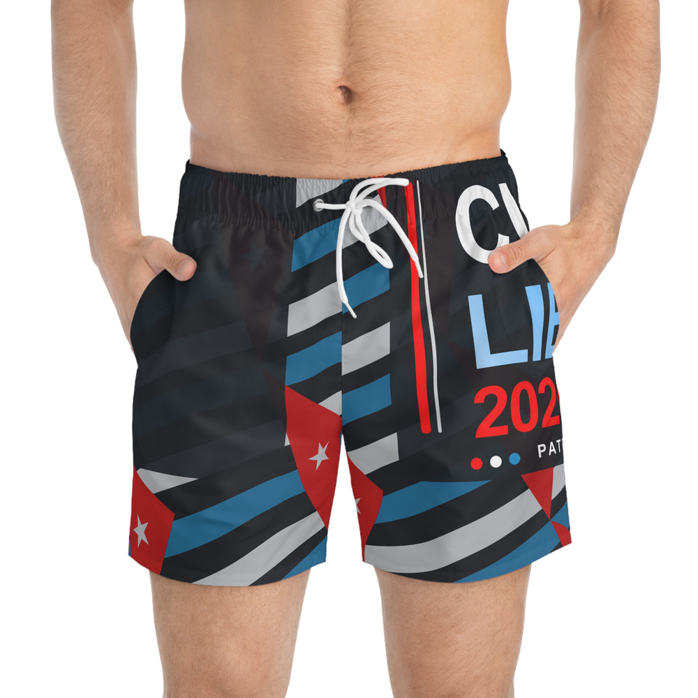 Swim Trunks (AOP) detail - Cuban apparel by Patria Vive
