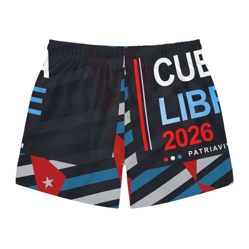 Swim Trunks (AOP) detail - Cuban apparel by Patria Vive