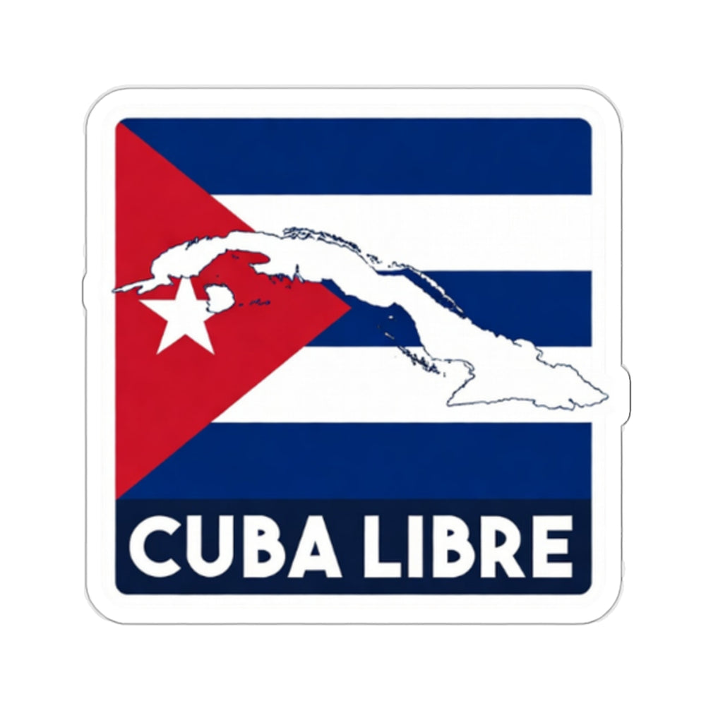 Cuba Libre Stickers detail - Cuban apparel by Patria Vive