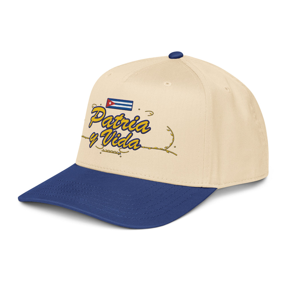 CUSTOM CAP detail - Cuban apparel by Patria Vive