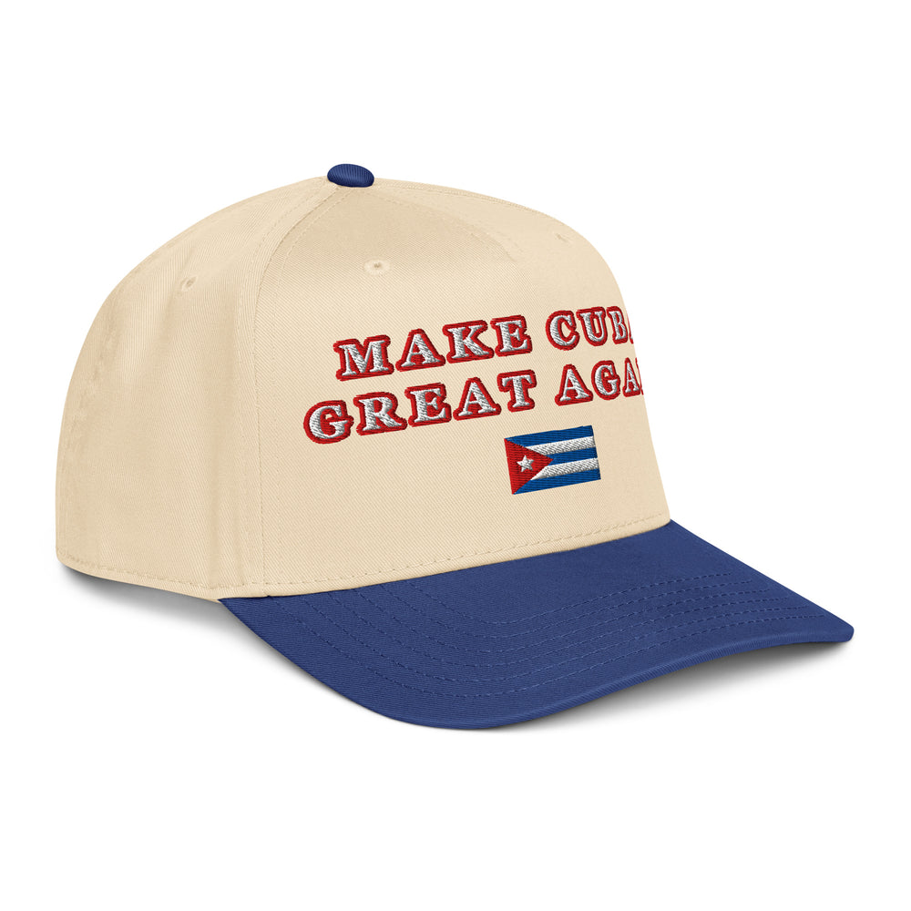Custom Cap detail - Cuban apparel by Patria Vive