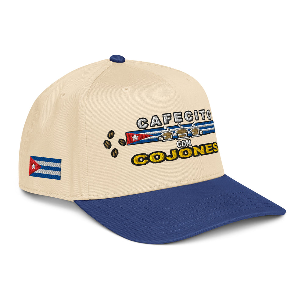 Custom Cap detail - Cuban apparel by Patria Vive