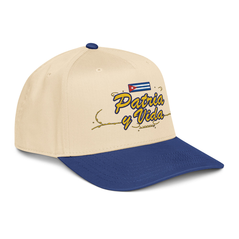 CUSTOM CAP detail - Cuban apparel by Patria Vive