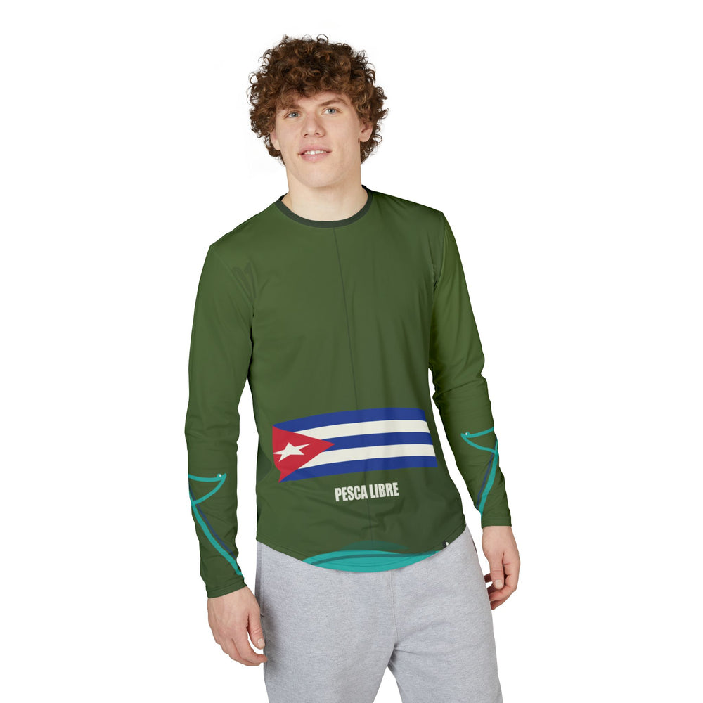 Pesca Libre UPF Protection Long Sleeve Shirt detail - Cuban apparel by Patria Vive