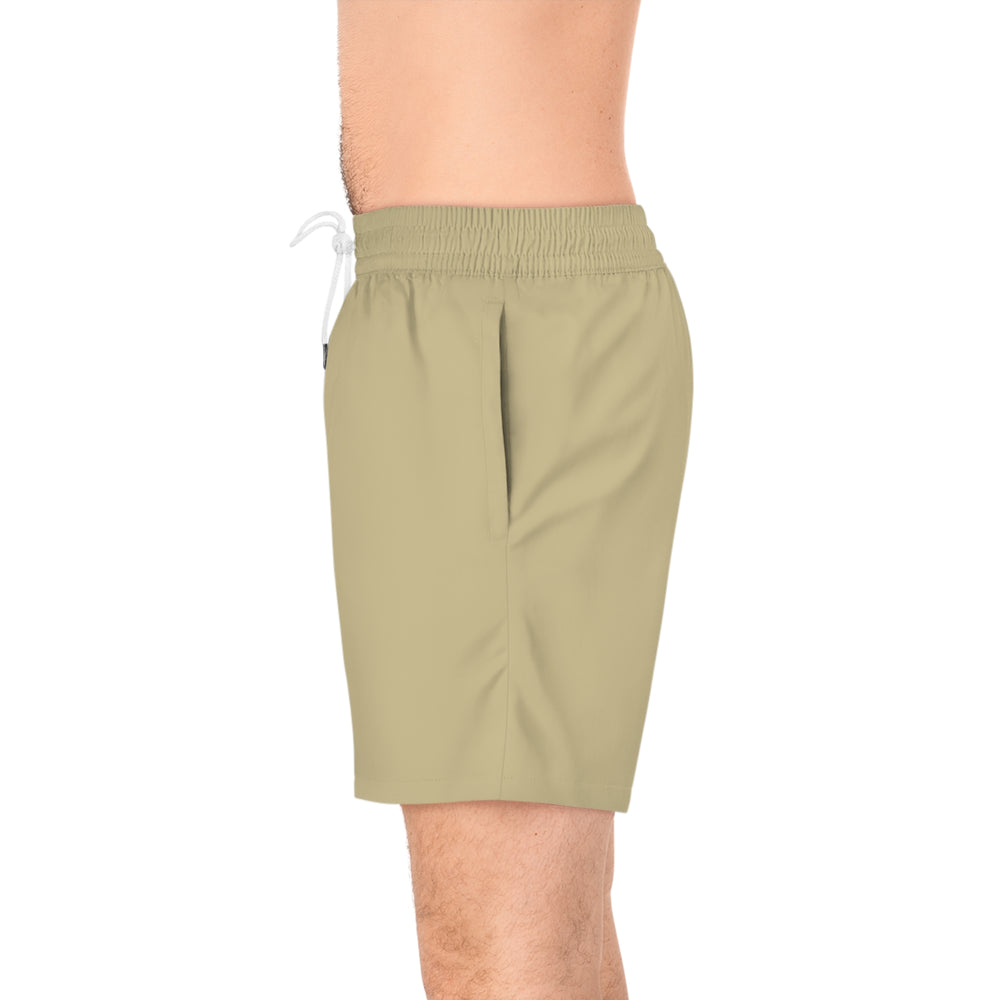 Men's Mid-Length Swim Shorts (AOP) detail - Cuban apparel by Patria Vive