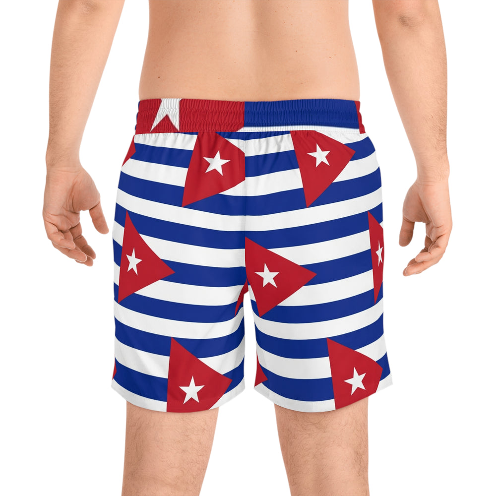Test Swim Shorts - Hermes Pipeline detail - Cuban apparel by Patria Vive