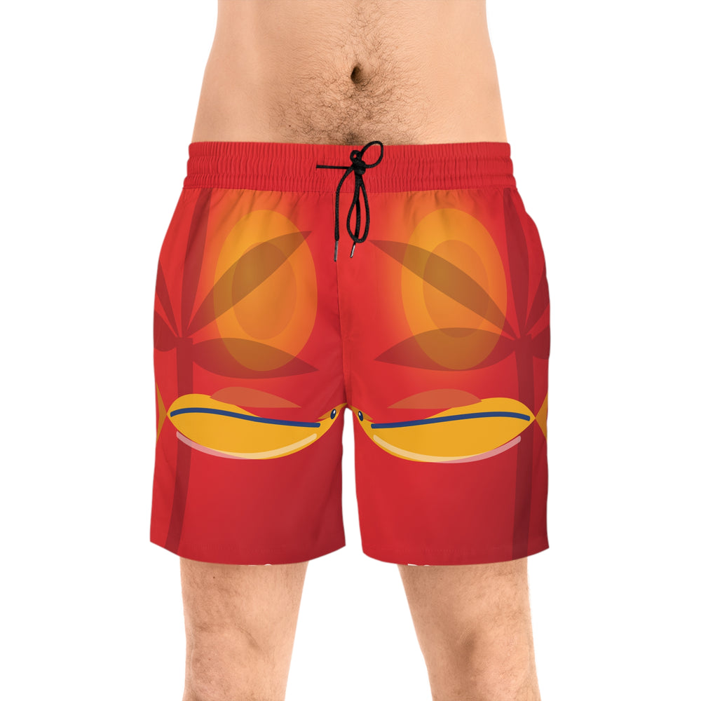 Dorado Sunset Mid-Length Water Shorts detail - Cuban apparel by Patria Vive