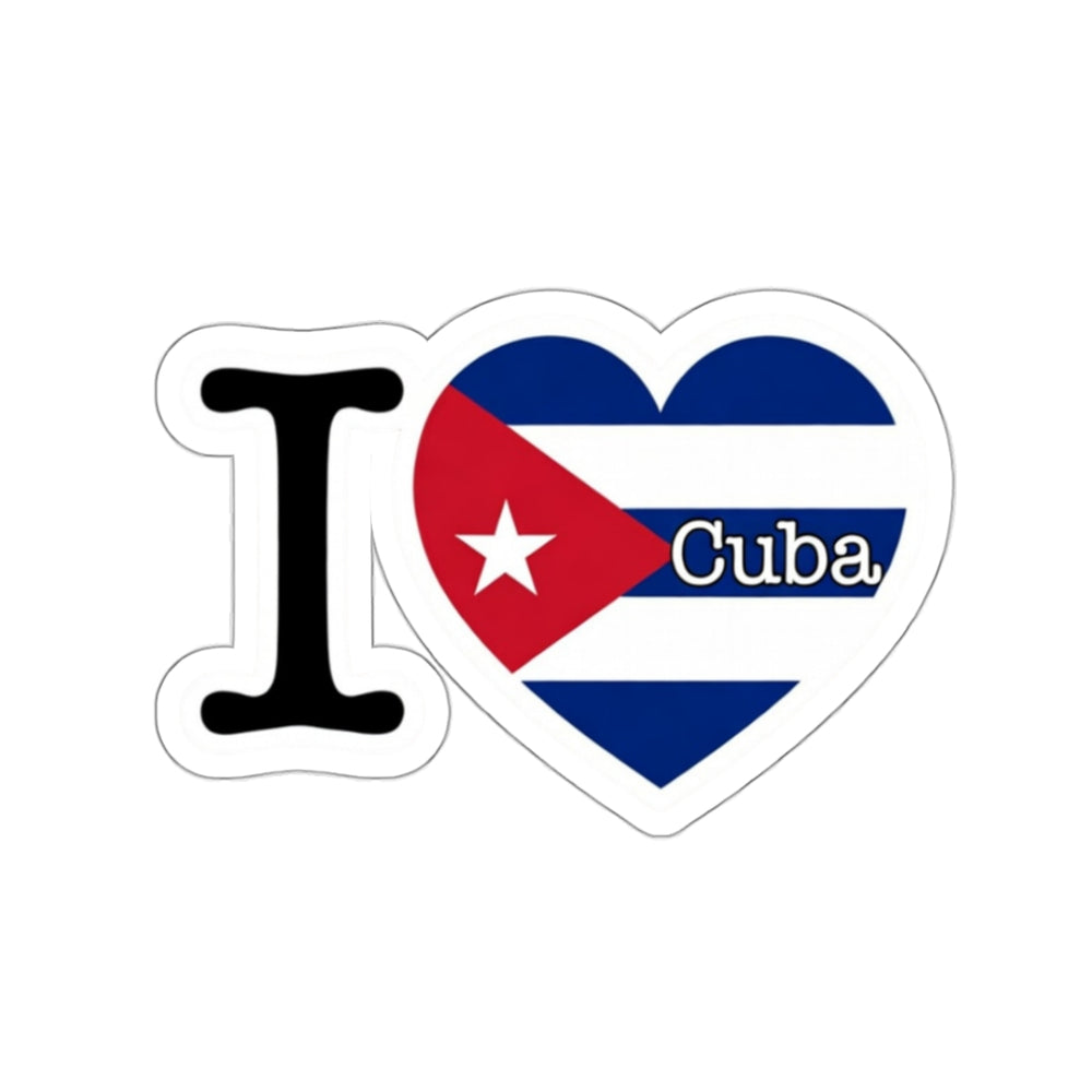 I ♡ Cuba Stickers detail - Cuban apparel by Patria Vive