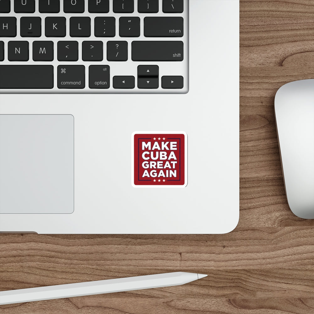 Make Cuba Great Again Stickers detail - Cuban apparel by Patria Vive