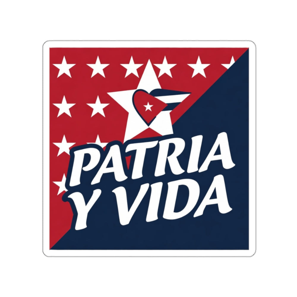 Partia Y Vida  Stickers detail - Cuban apparel by Patria Vive