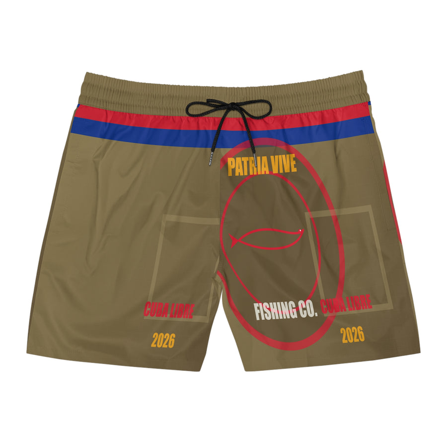 Fishing Co. Khaki Mid-Length Water Shorts