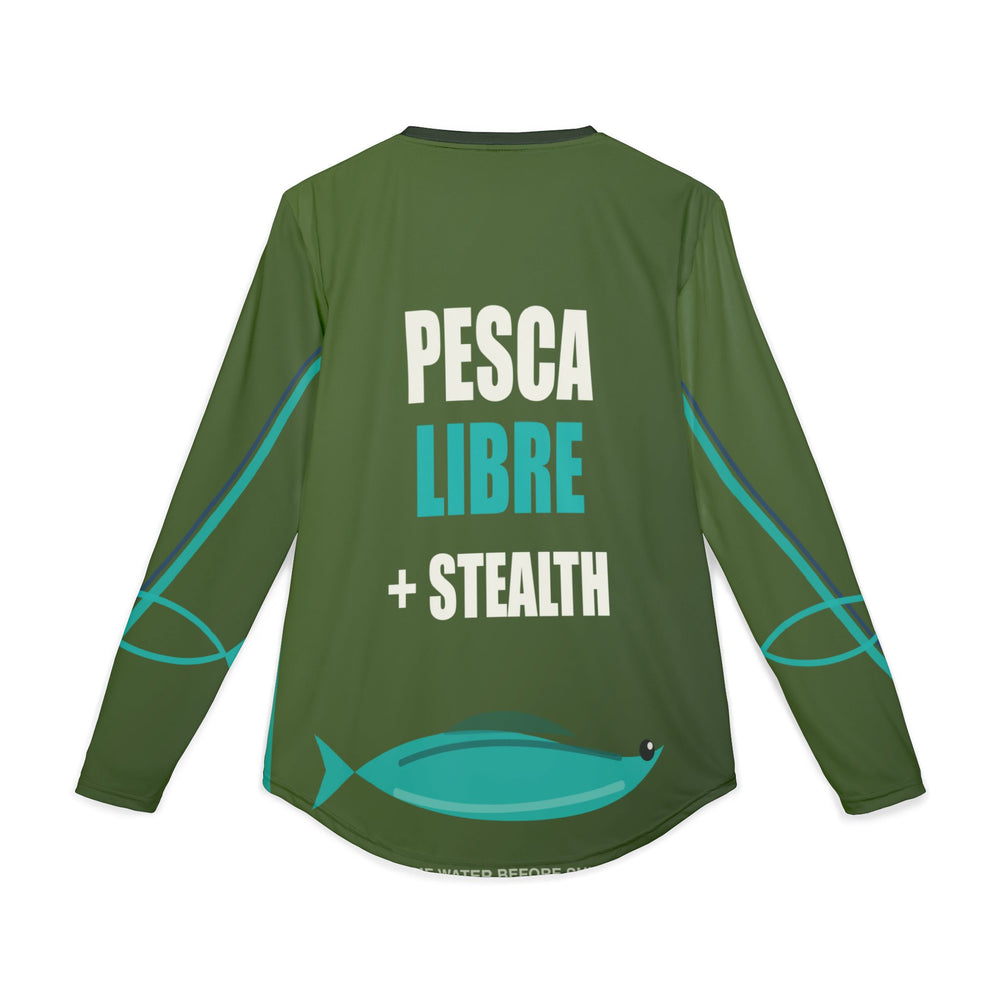 Pesca Libre UPF Protection Long Sleeve Shirt detail - Cuban apparel by Patria Vive