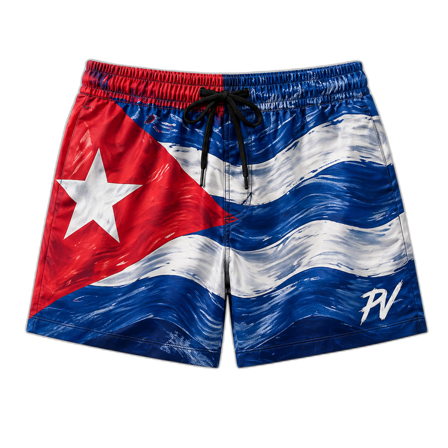 Bandera Wave Mid-Length Water Shorts
