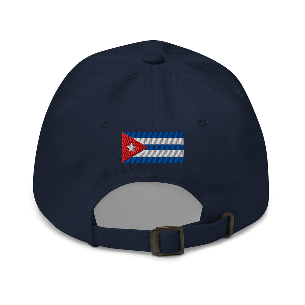 Dad hat detail - Cuban apparel by Patria Vive