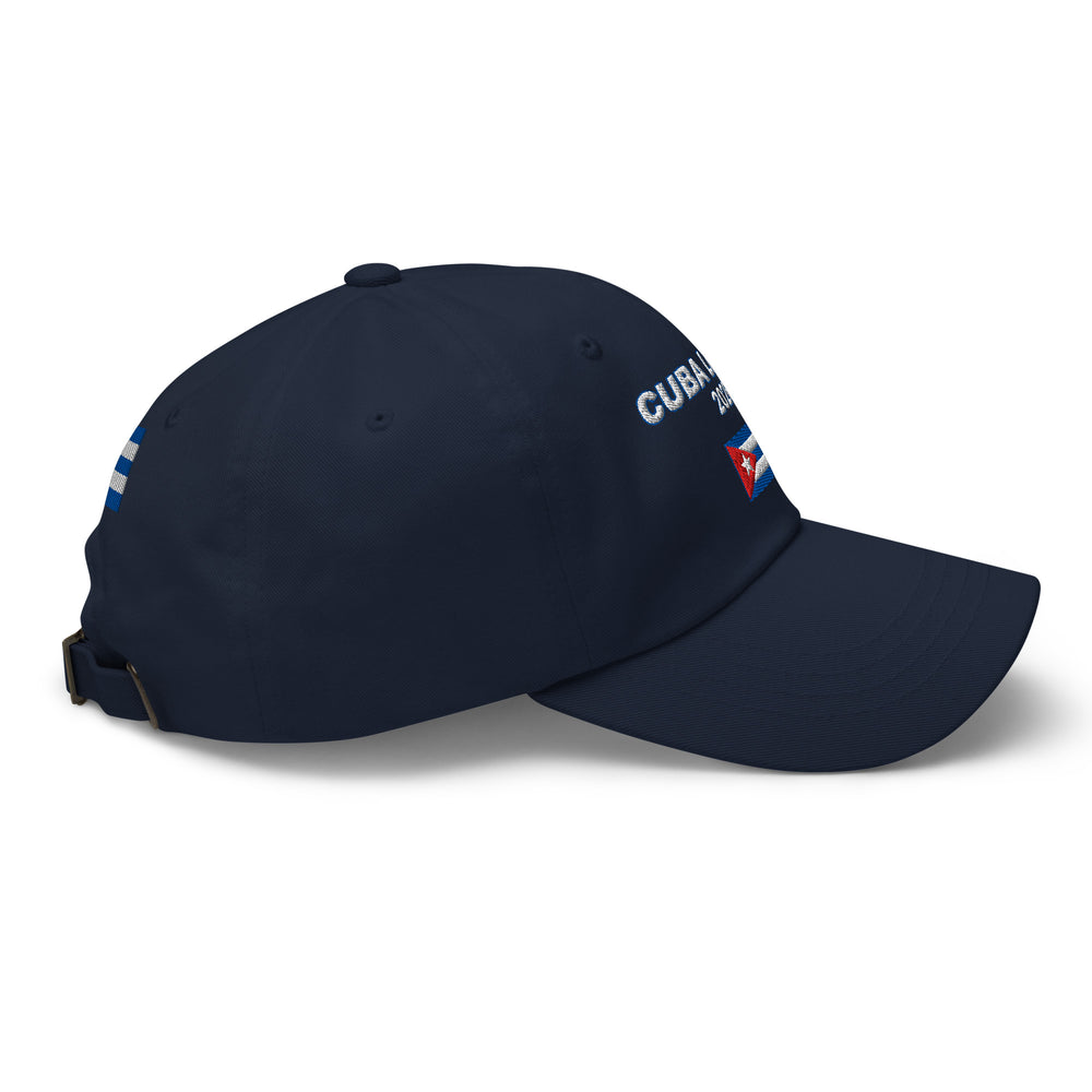 Dad hat detail - Cuban apparel by Patria Vive