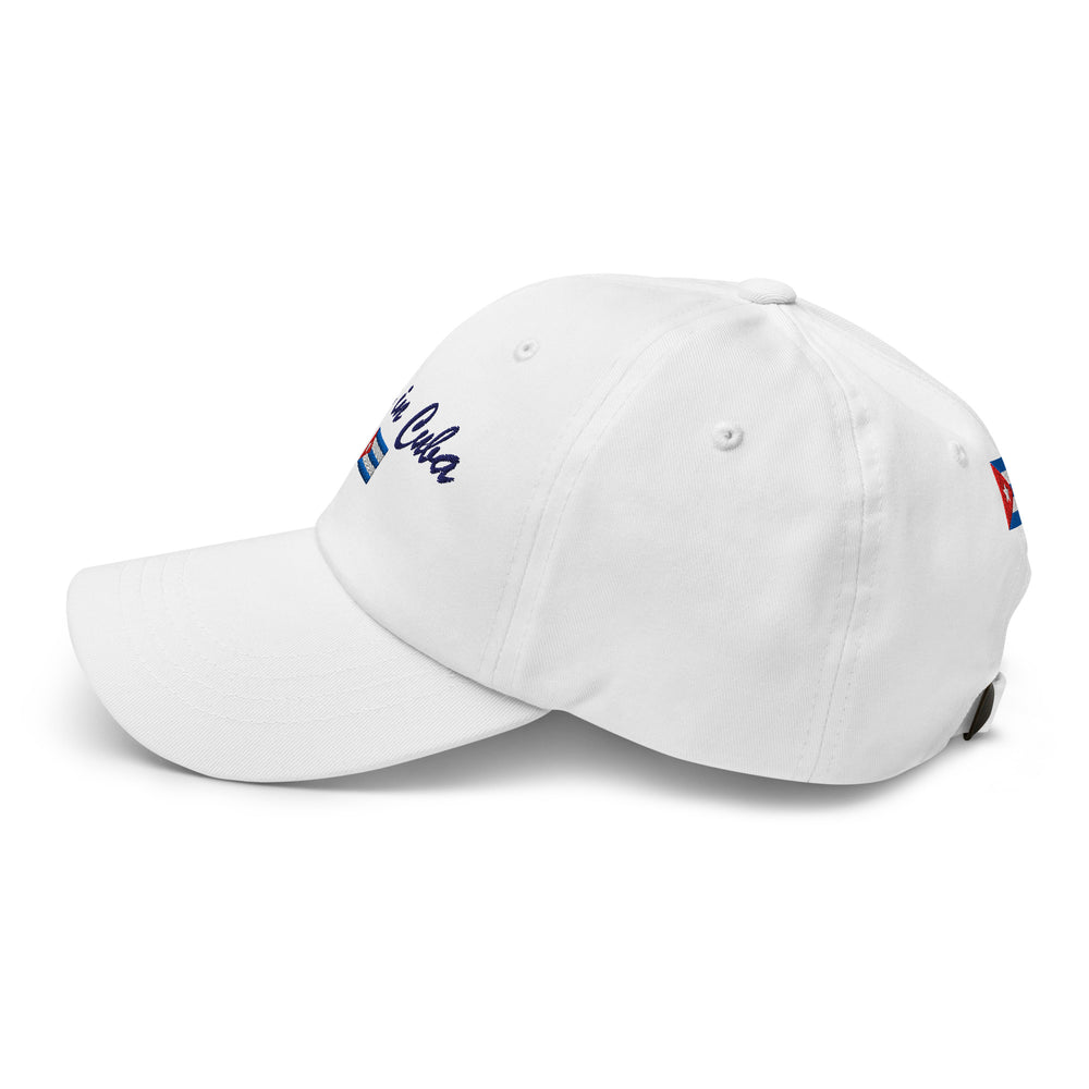 Dad hat detail - Cuban apparel by Patria Vive
