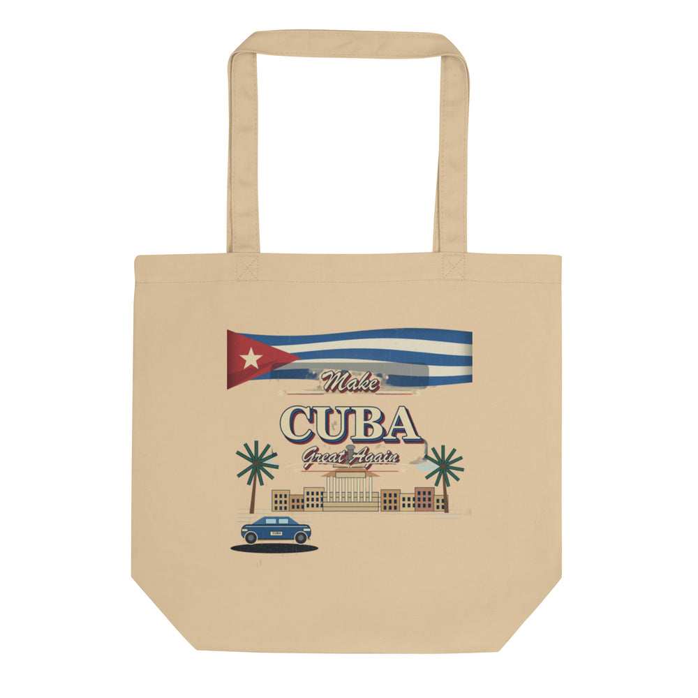 Eco Tote Bag detail - Cuban apparel by Patria Vive