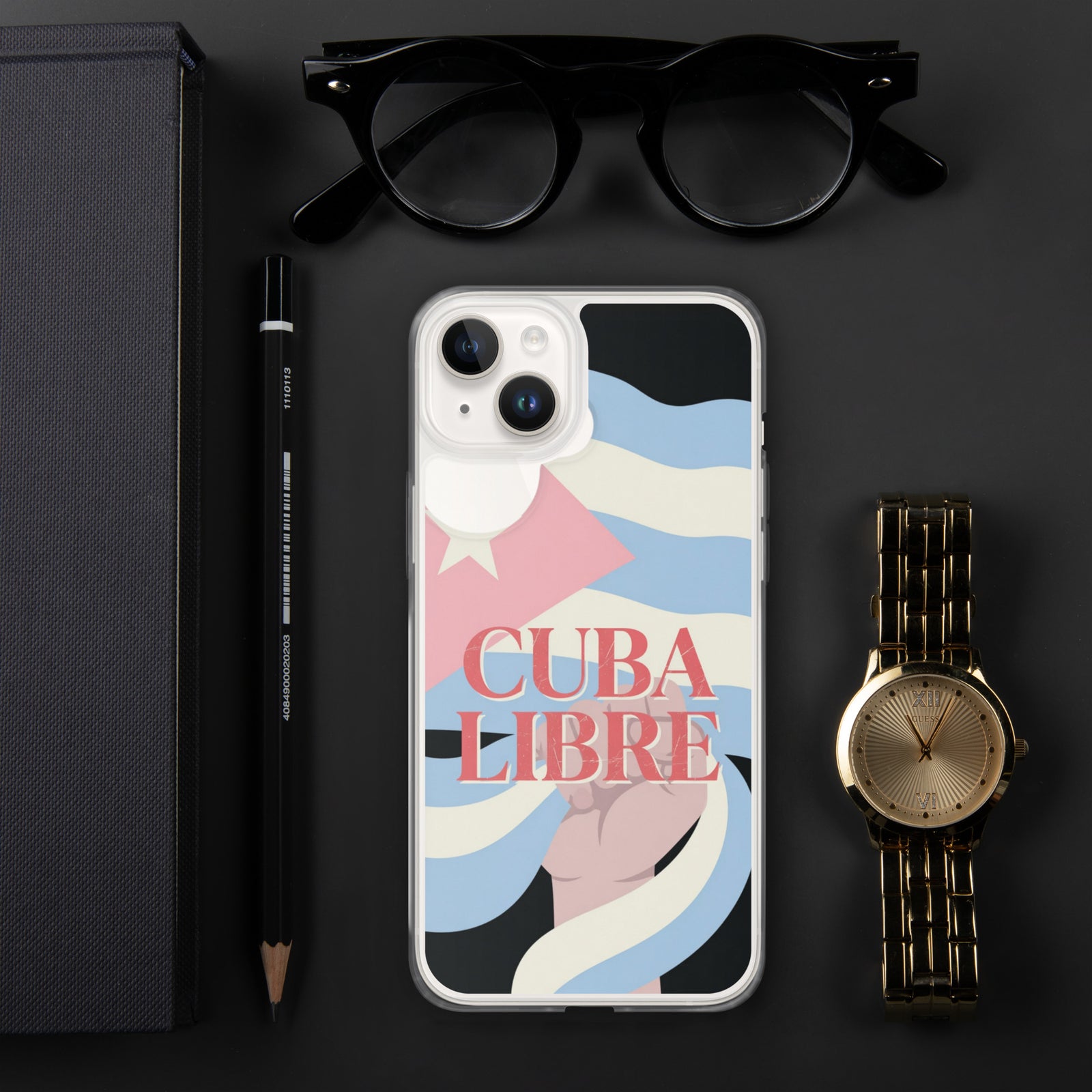 MagSafe® clear case for iPhone® - premium Cuba merch by Patria Vive